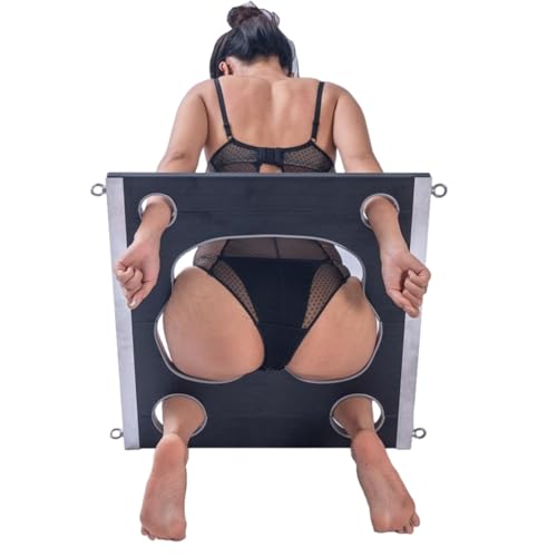 DaiQei Bdsms Toys Handschellen, Fußfessel, Hüft Bondage Set Sm Fesseln Set Obligatorische Korrektur Spreizstange Erotik Folter Bondageset Fessel Set Handschellen Sex Spielzeug Für Männer Frauen